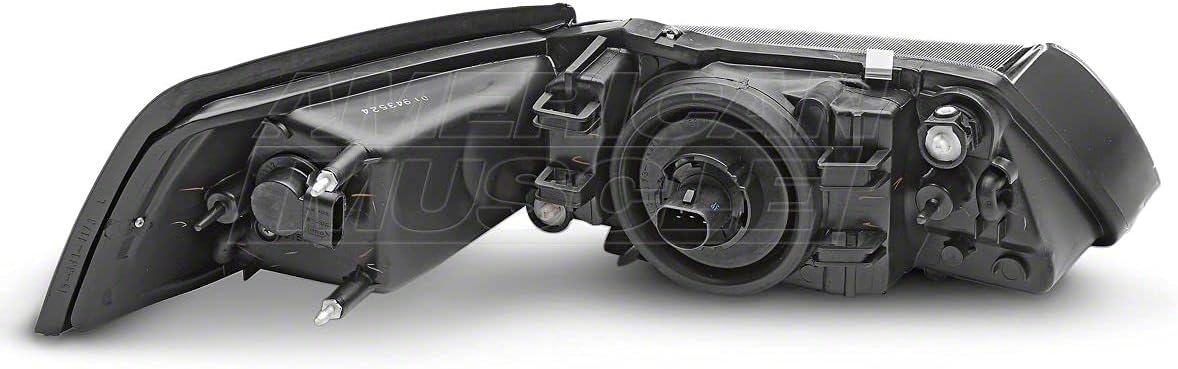 Black Housing Clear Lens Headlights I153