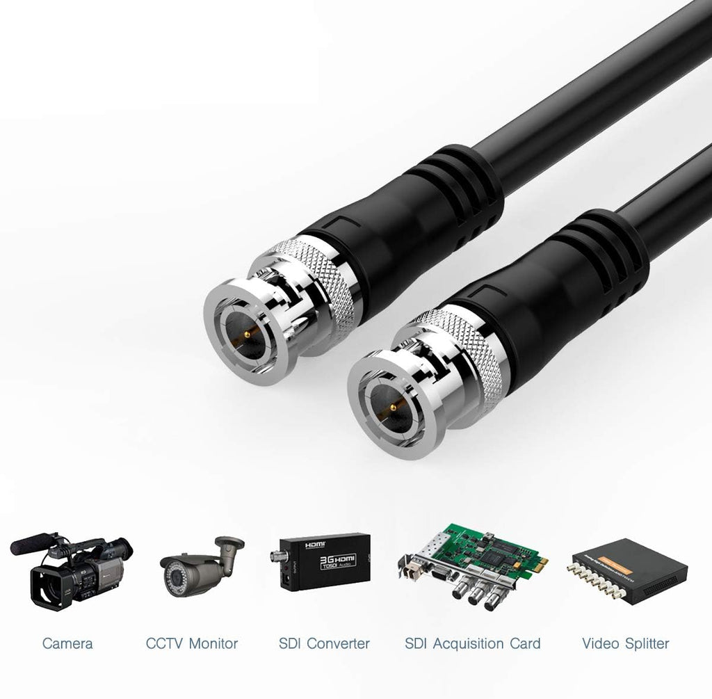 100ft 75 Ohm BNC to BNC Coax Cable P9788