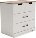 White 3 Drawer Wood Chest X949360