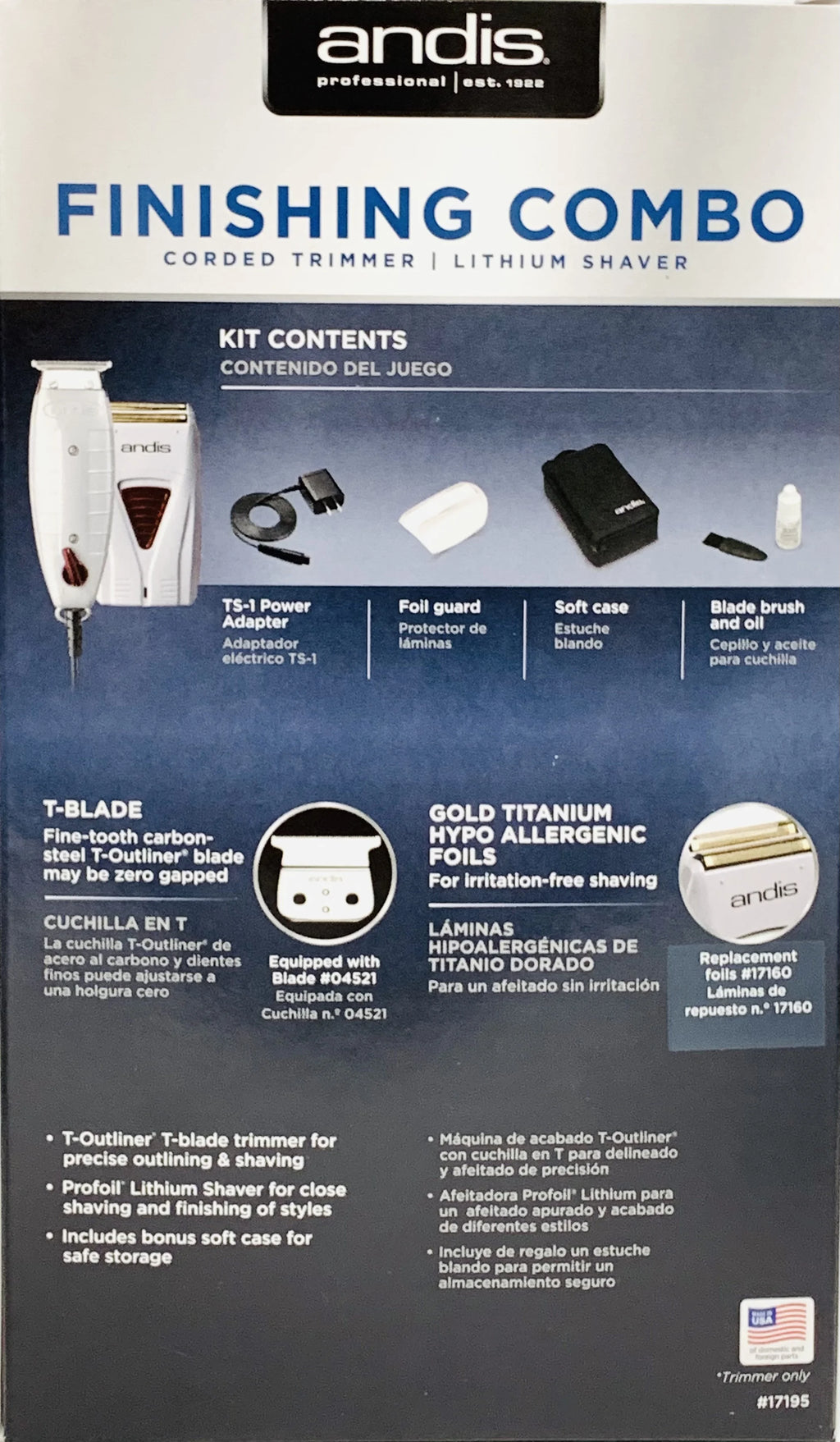 T-Outliner Trimmer & Pro-Foil Lithium Shaver D226
