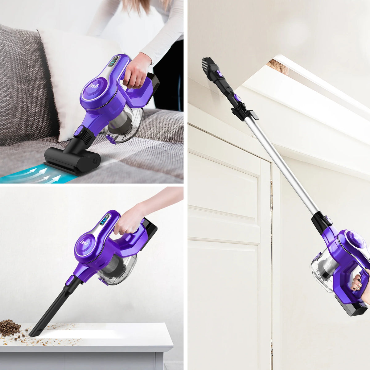 Cordless Vacuum 10-in-1 Lightweight Stick Vacuum Cleaner G5785