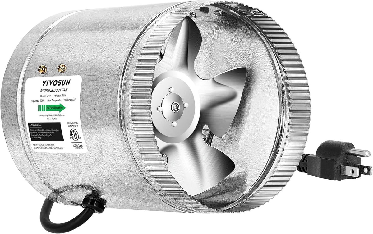 6 Inch Inline Duct Fan 240 CFM J60346