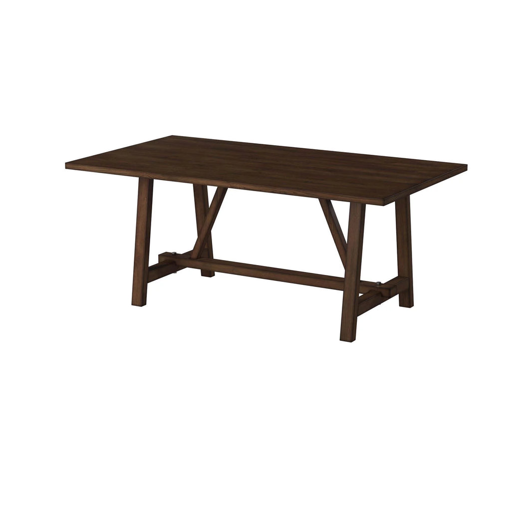 Wood Trestle Dining Table W44432