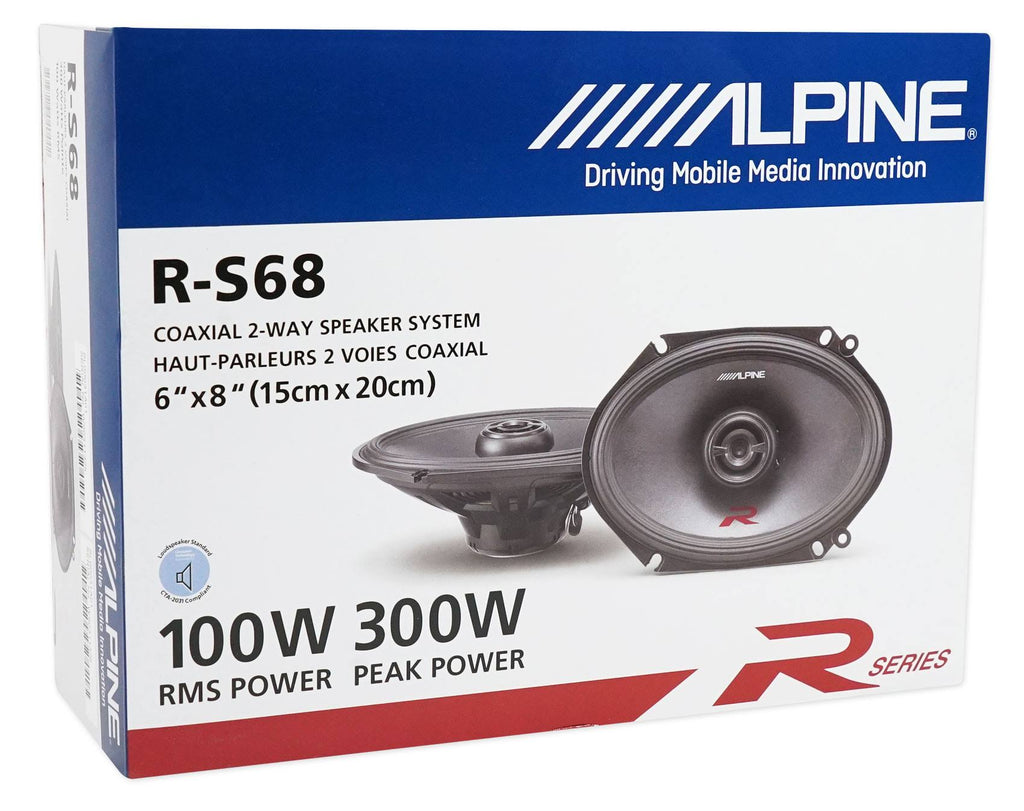6x22X8x22 2-Way Car Speakers F484