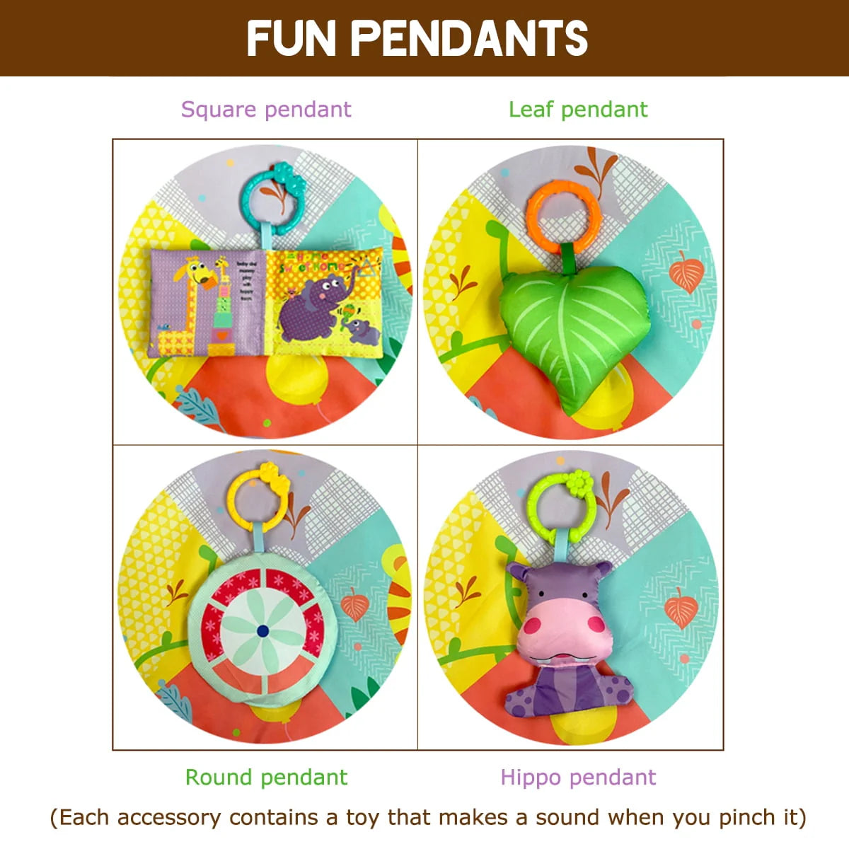 3 in 1 Baby Gym Play Mat with Ocean Ball A990950