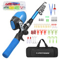 Portable Telescopic Fishing Rod and Reel Combo Starter Kit P124476