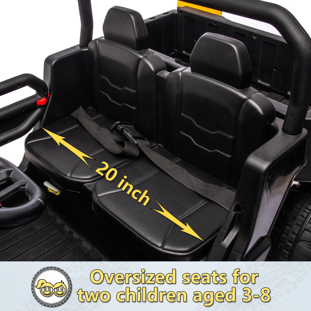 24V 2 Seater Kids Ride on Car Truck with Dump Bed and Remote Control A45264