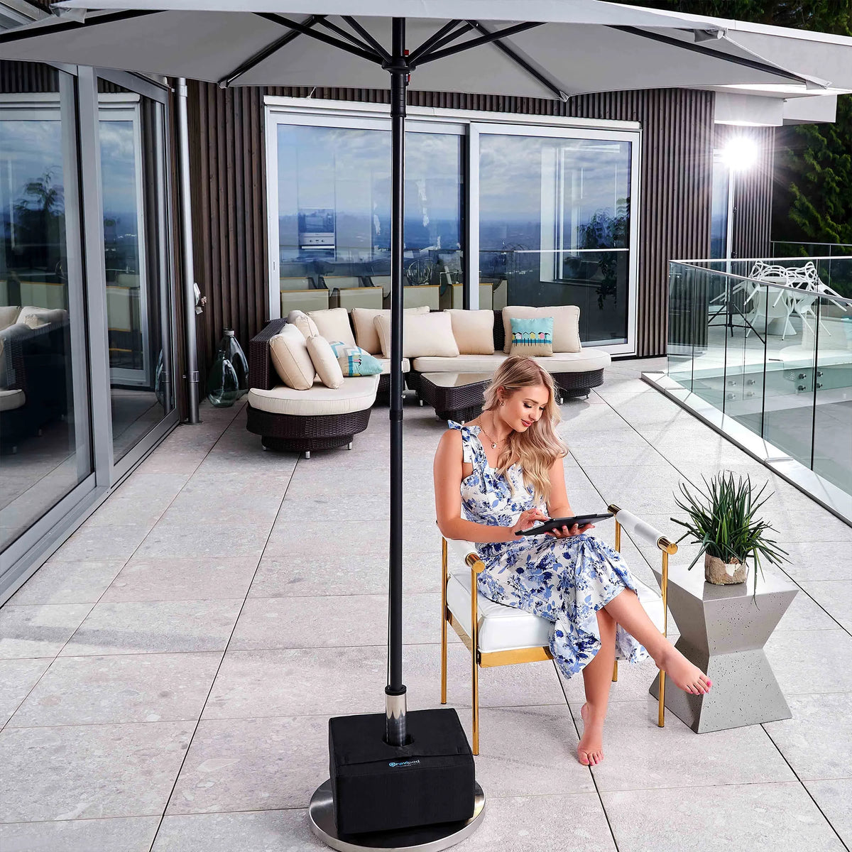 14" Square Umbrella Base Weight Bag Q236210
