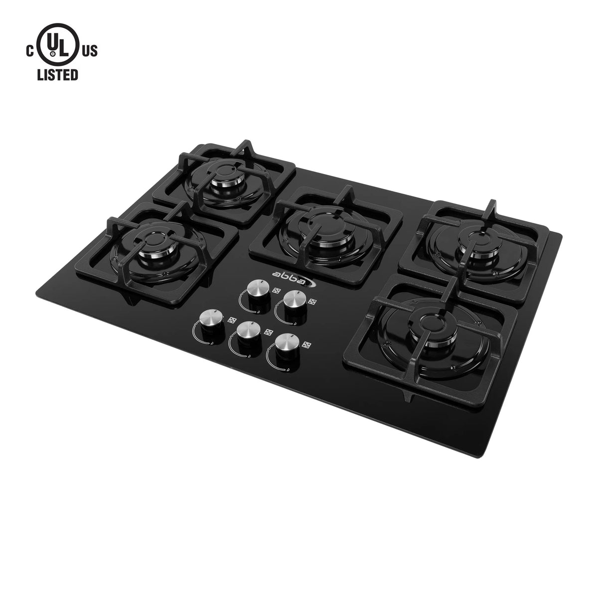 30-in Gas Cooktop with 5 Sealed Burners Tempered Glass A515