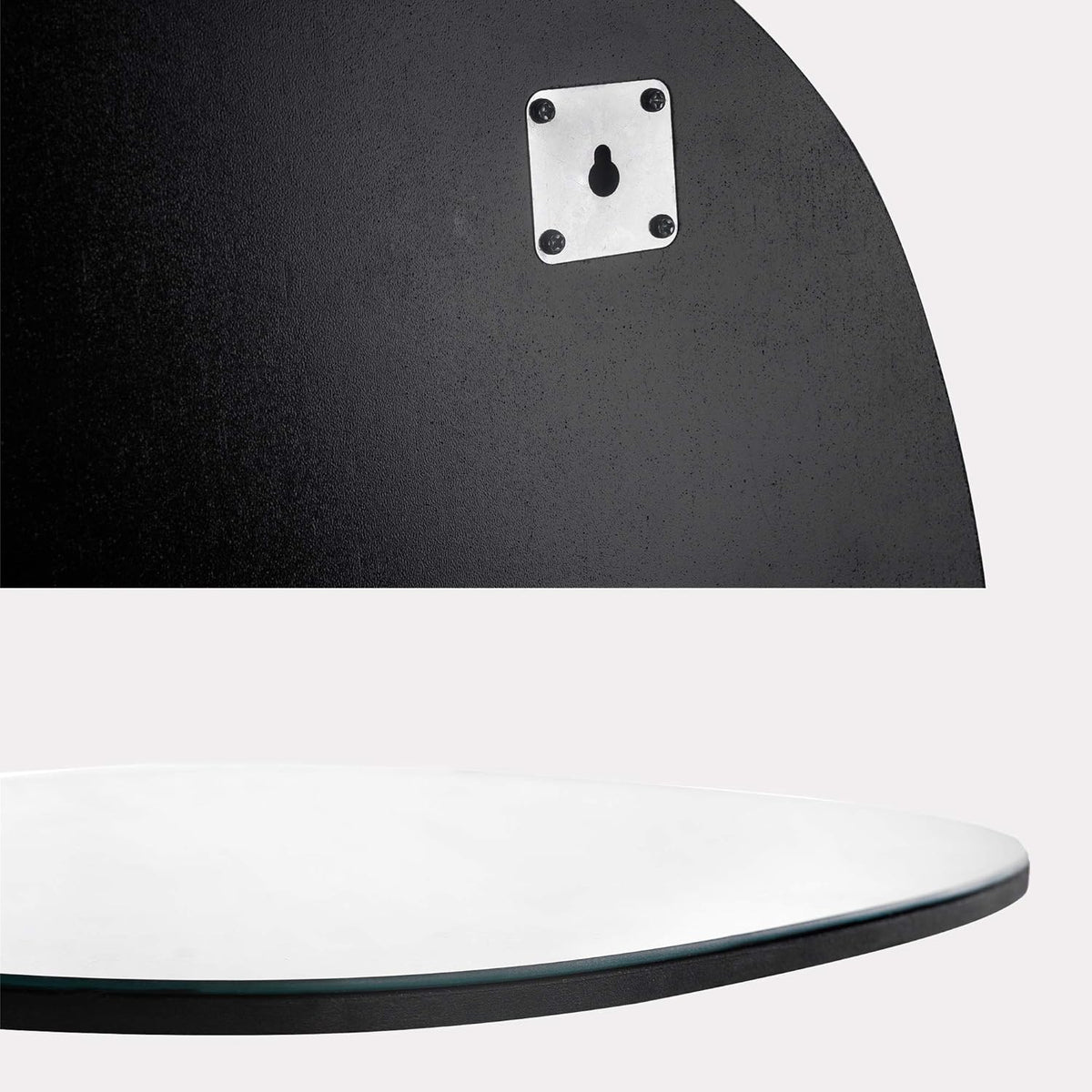 Asymmetrical Wall Mounted Mirror, 19.7 x 20.5 Inches E134