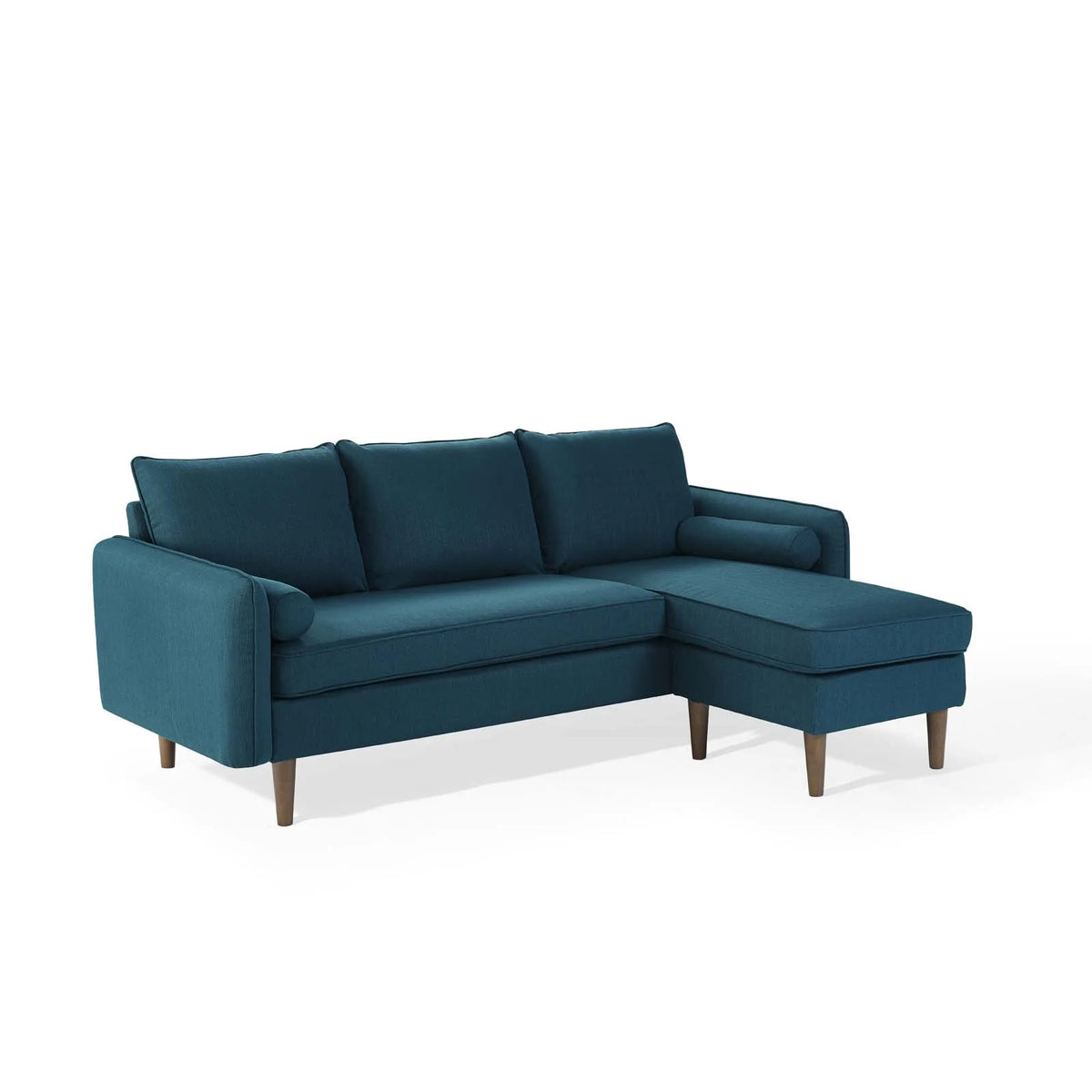 Navy Blue Fabric Sectional Sofa Set Z524752