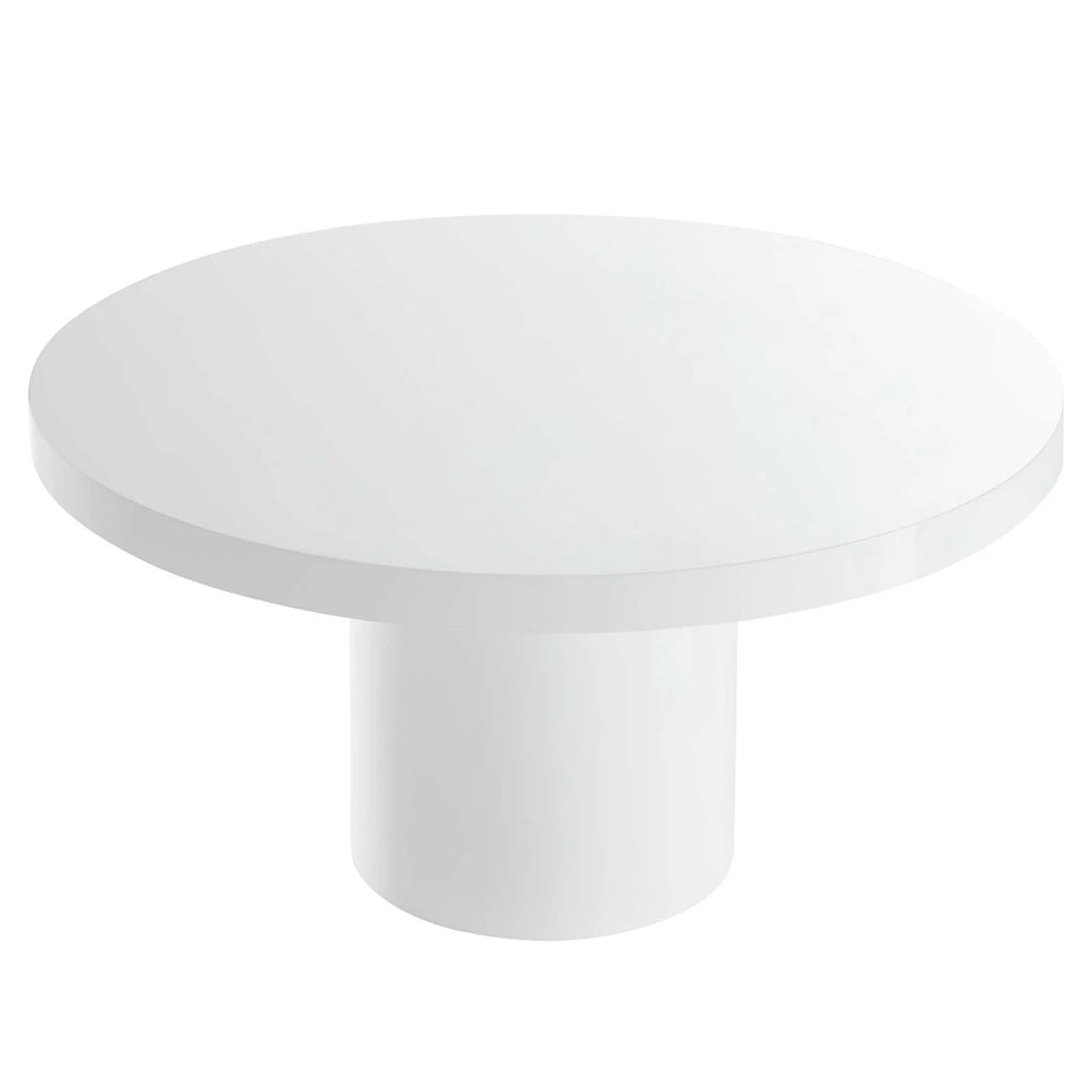 Round Dining Table in White T890312