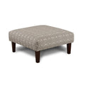 Gray Fabric Ottoman Y9058