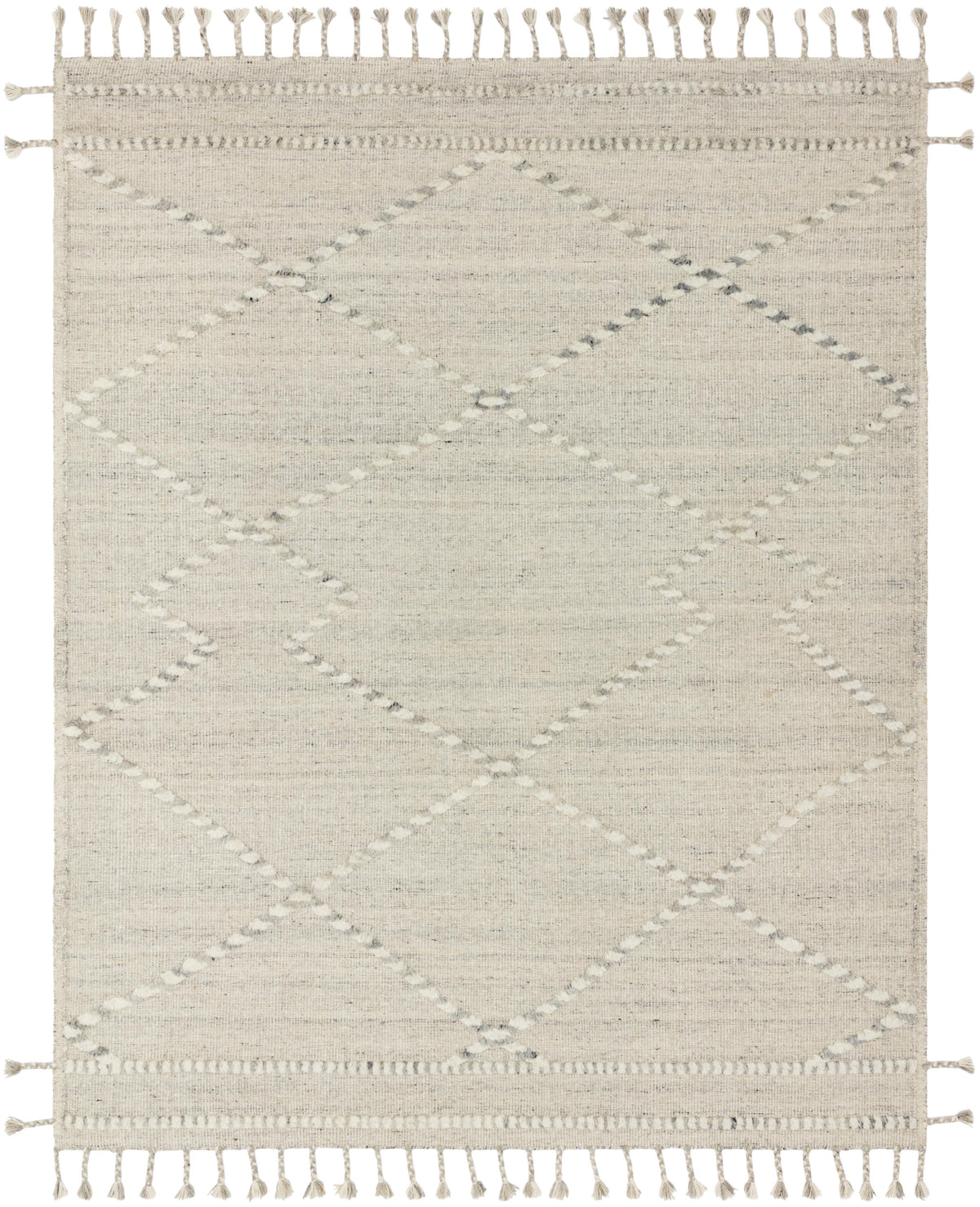 Ivory Light Grey 8'6 x 11'6 Rug W69290