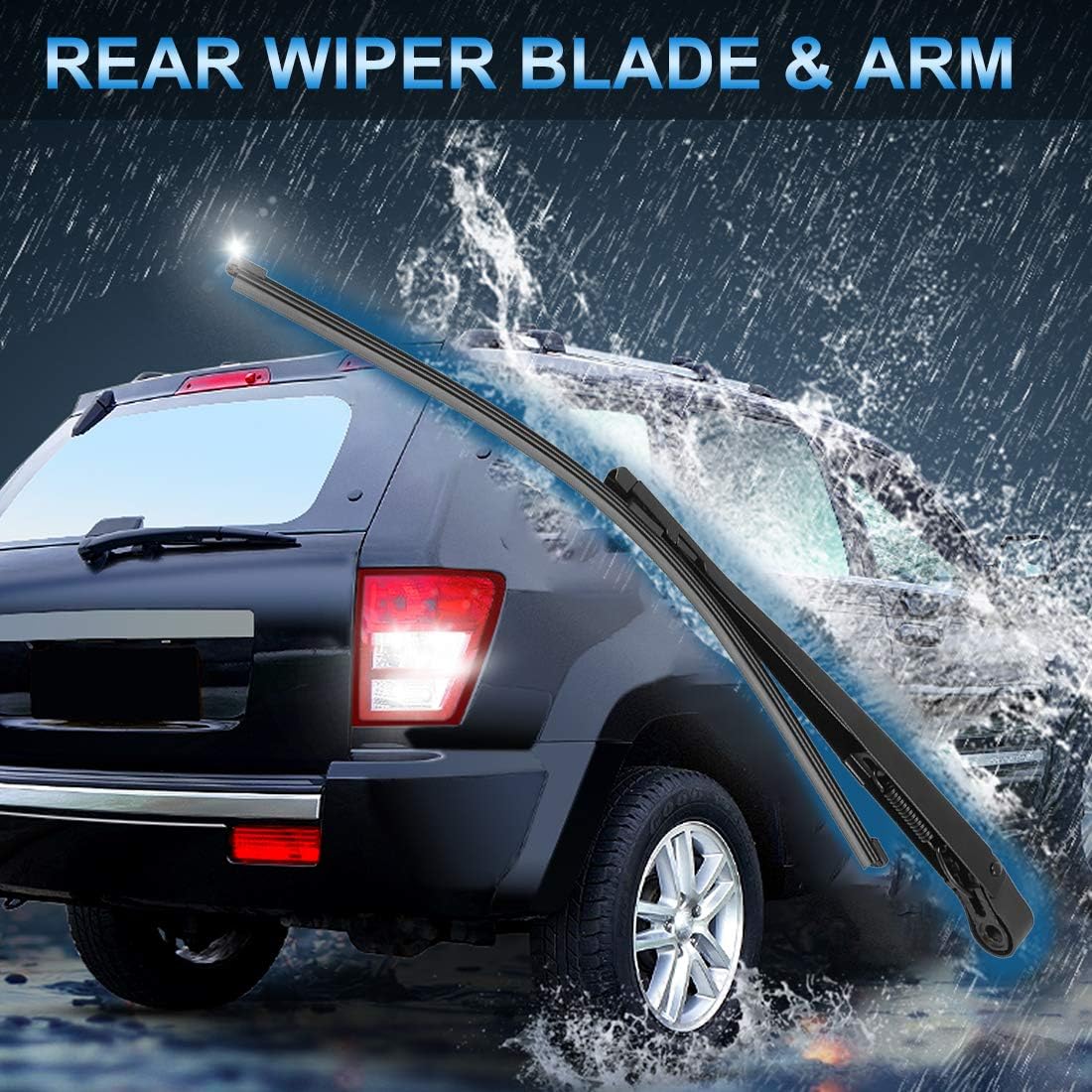 Rear Windshield Wiper Blade Arm Set 405mm J36502