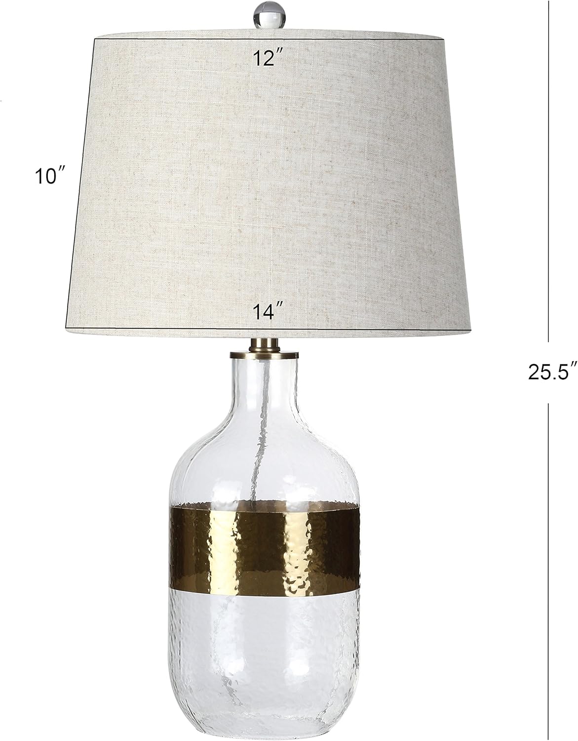 25.5 Glass LED Table Lamp F445