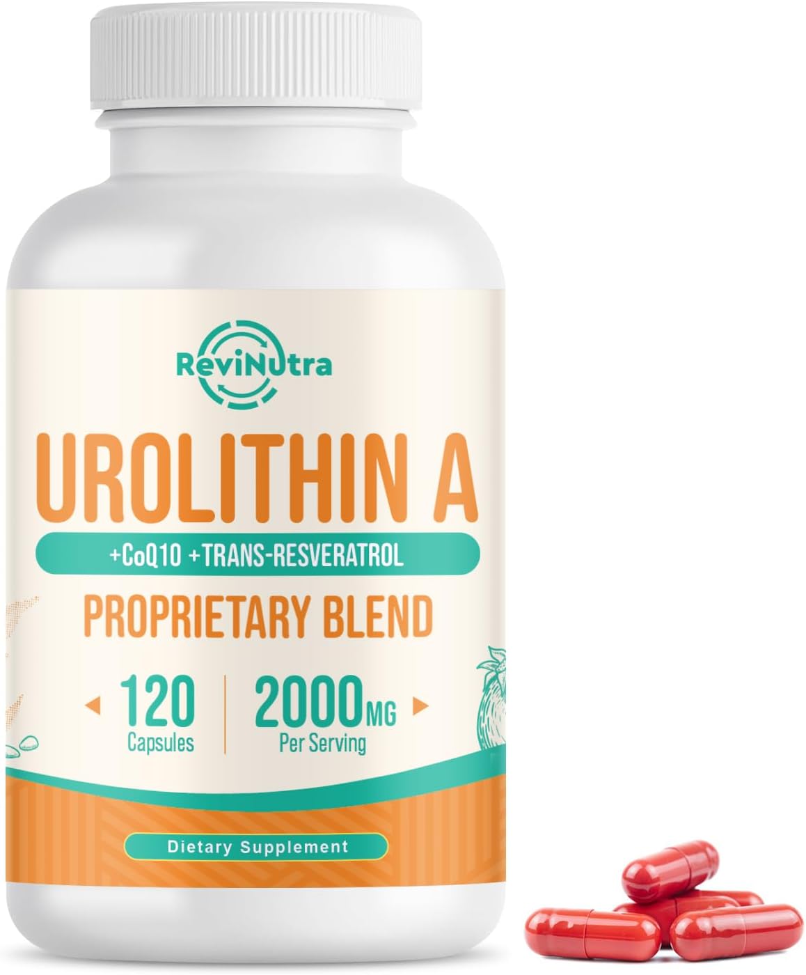 Urolithin A Supplement 2000MG, 120 Capsules V299673