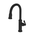 Flat Black Pull-Down Kitchen Faucet B183655