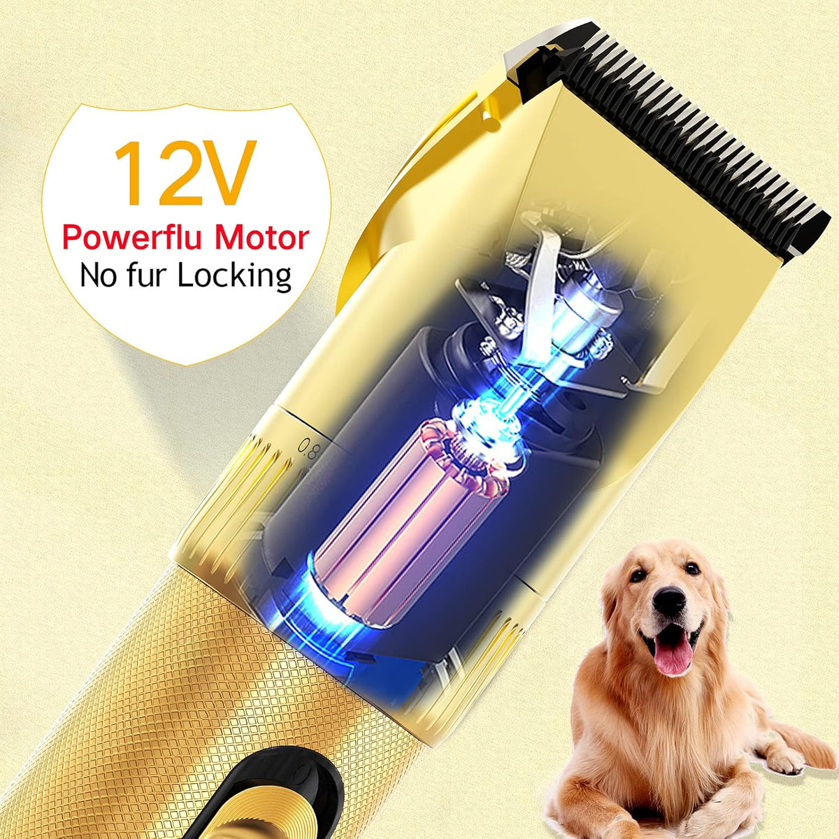 12V High Power Plug-in Dog Clippers B618989