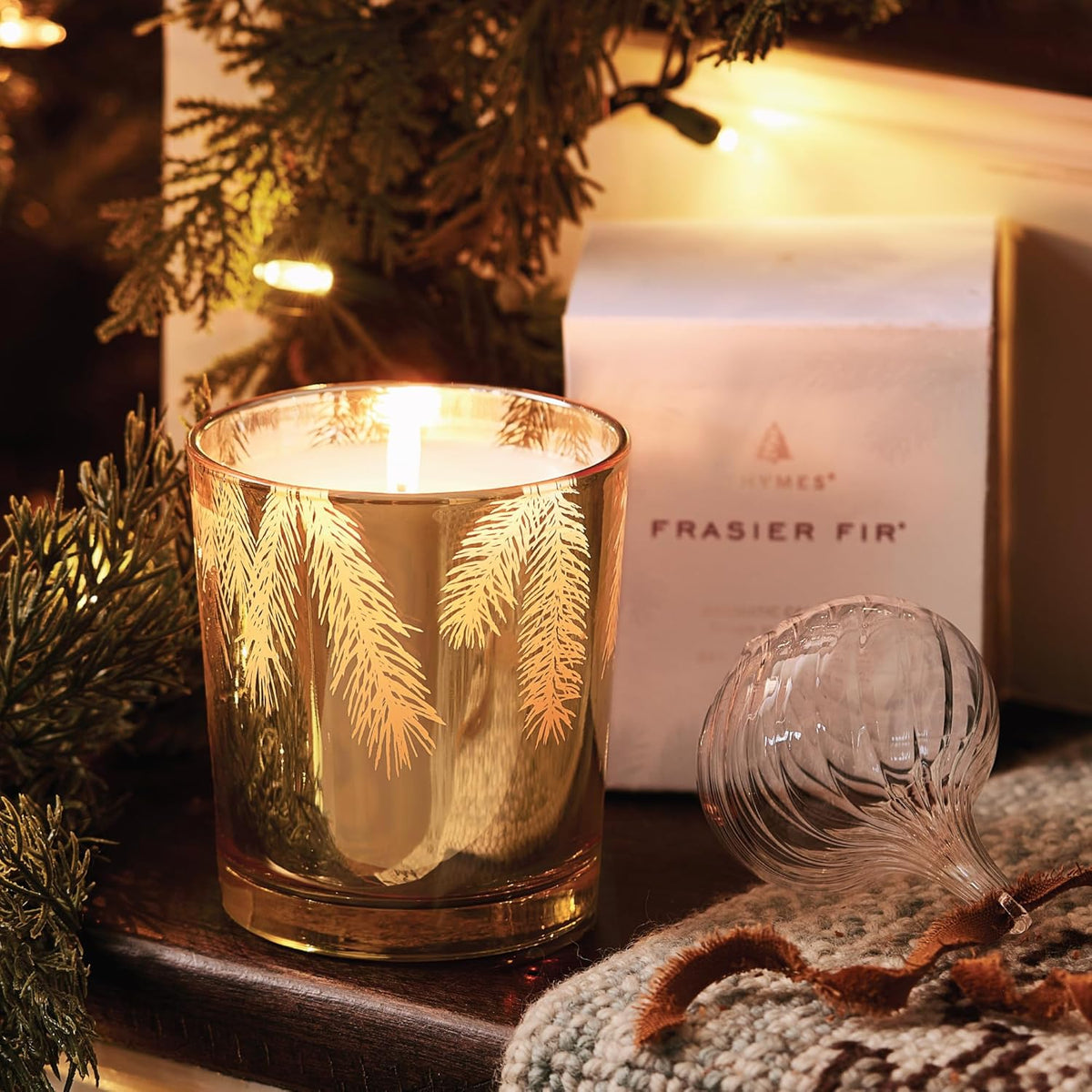 Pine Needle Gold Scented Candle (13 oz) Q6024