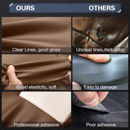 Classic Red Brown Self Adhesive Leather Repair Tape K230