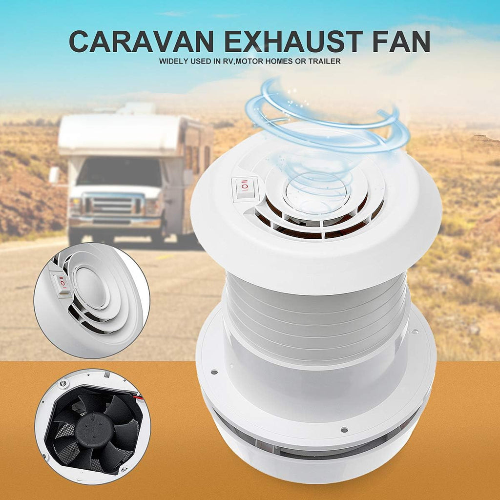 12V RV Motorhome Roof Vent Exhaust Fan V18429