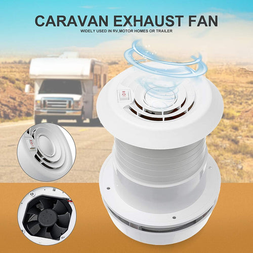 12V RV Motorhome Roof Vent Exhaust Fan V18429