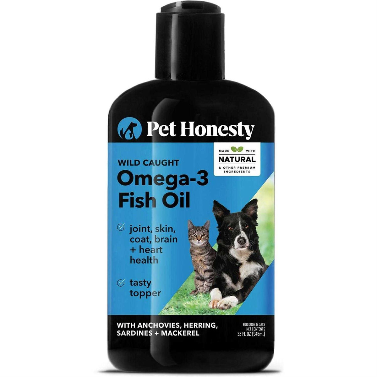Wild Caught Omega-3 Fish Oil Supplement for Dogs and Cats P6299
