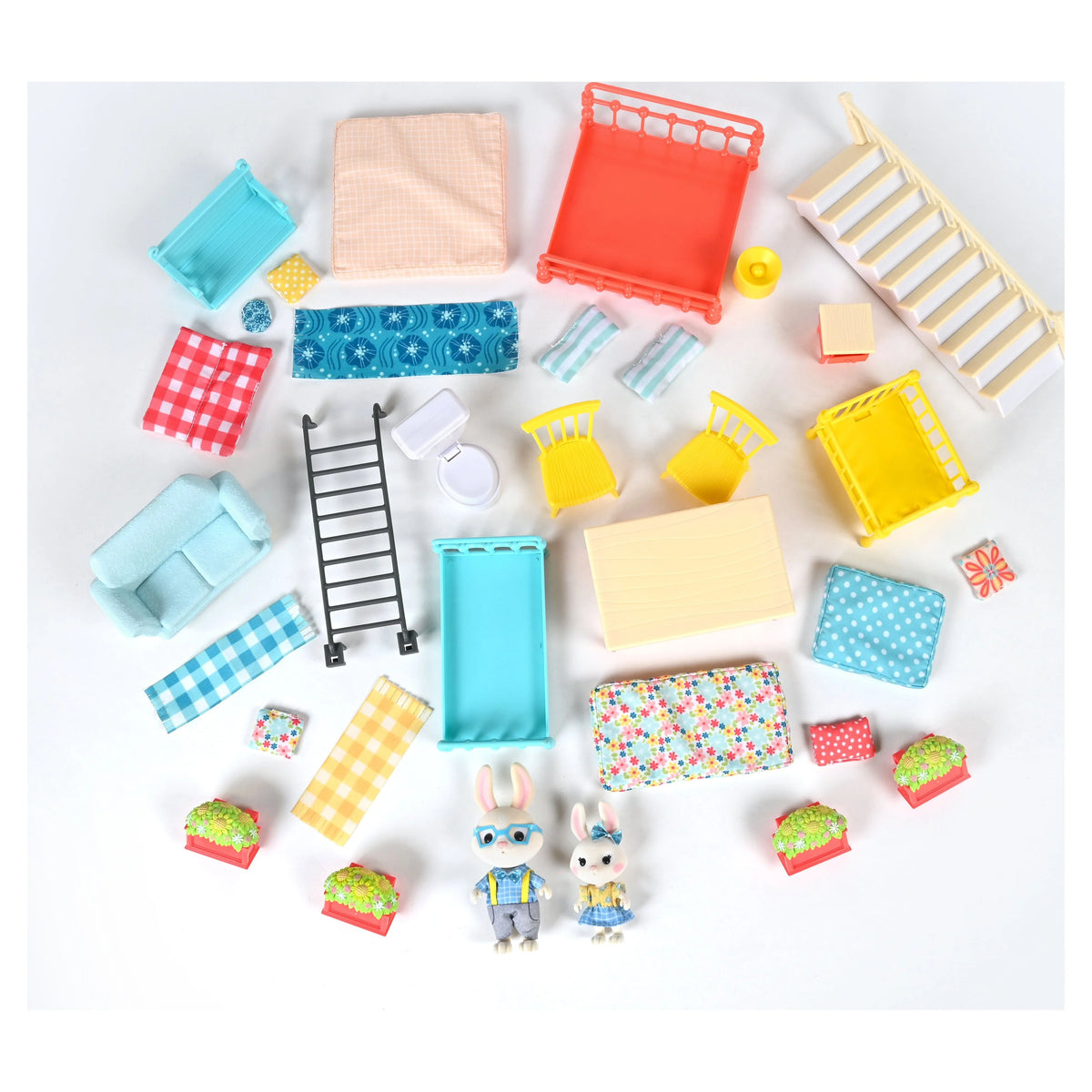 15 inch Tall 51 Piece Doll Playset Z388