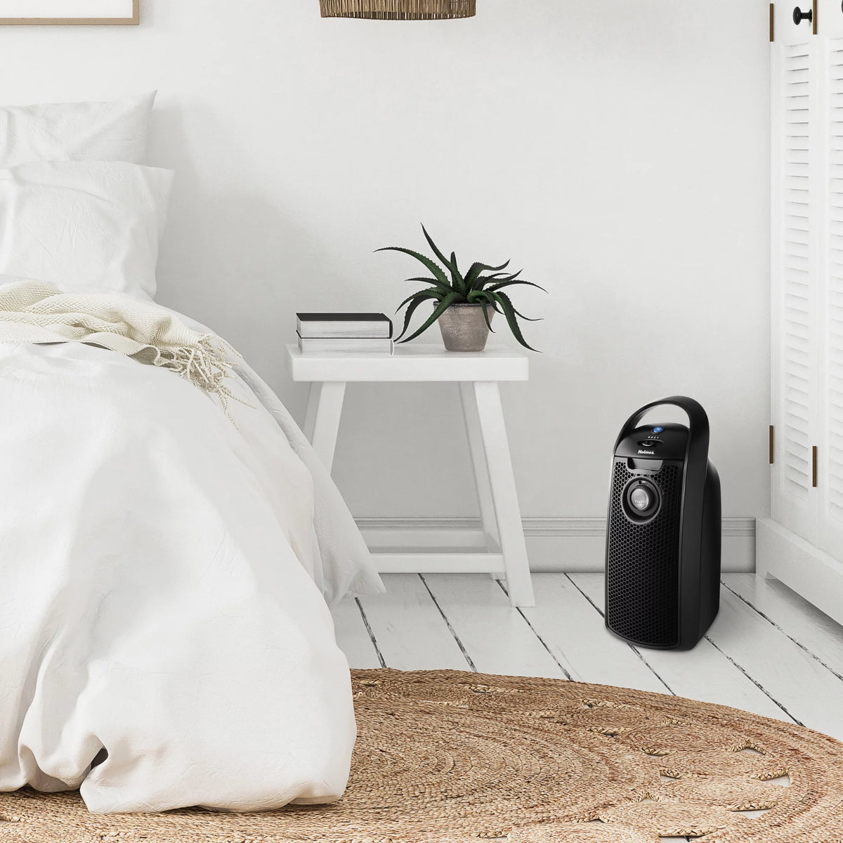 Mini Tower True HEPA Air Purifier with Air Ionizer D386