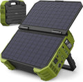 614.4Wh Portable Power Station with 30W Solar Panel T8381