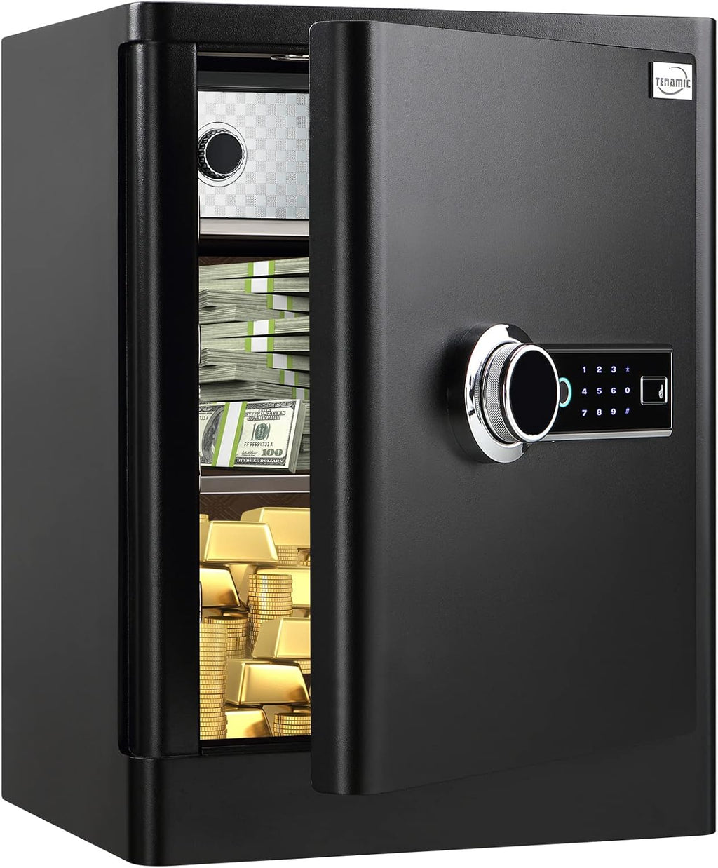 Fingerprint Safe Box with Touch Screen Keypad A568