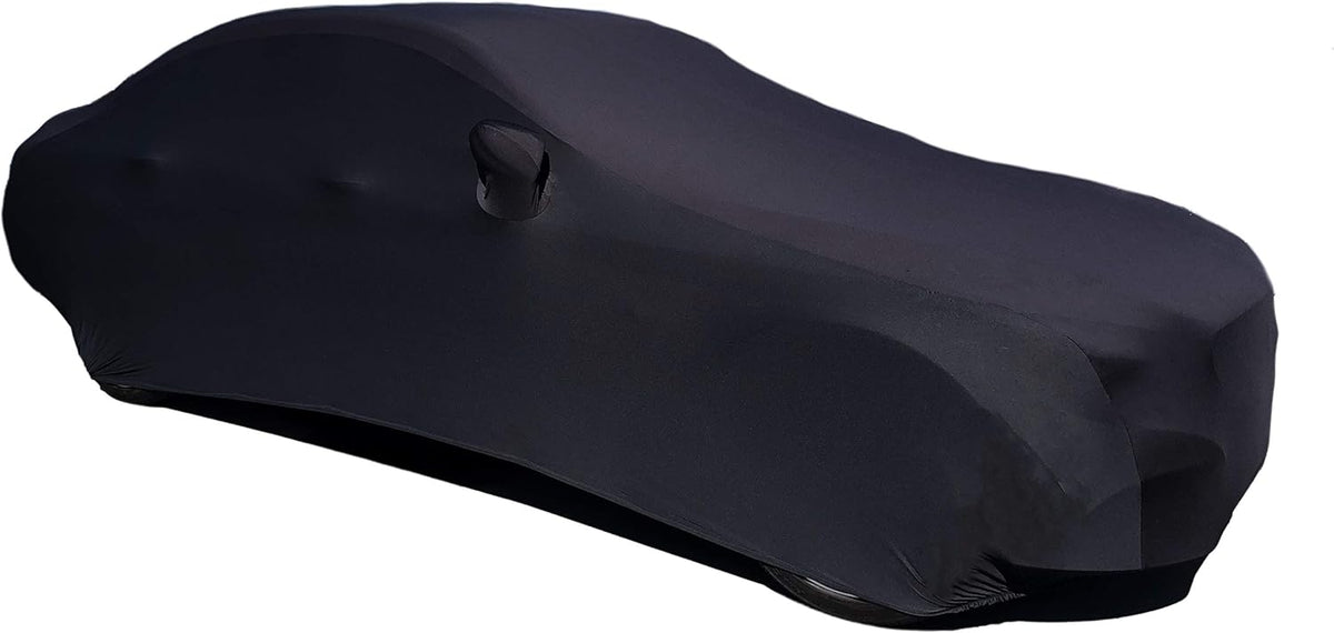 Black Stretch Satin Indoor Car Cover Z815011