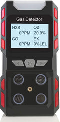 4 Gas Monitor Multi Gas Detector Rechargeable Portable Gas Detector W14544
