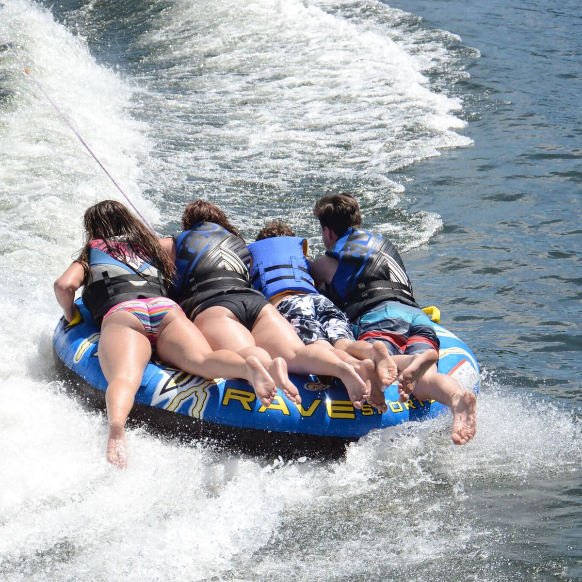 Inflatable Water Float Towable Boat Tube M174631