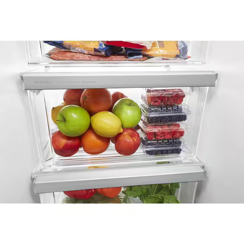 Black Stainless Side by Side Refrigerator Y589627