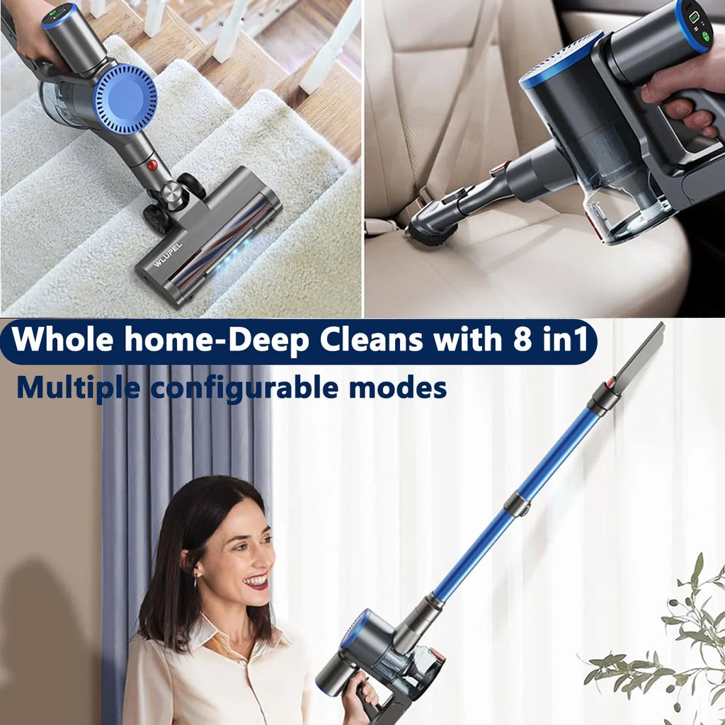 Cordless Vacuum Cleaner 33Kpa 400W Lightweight Stick J157305