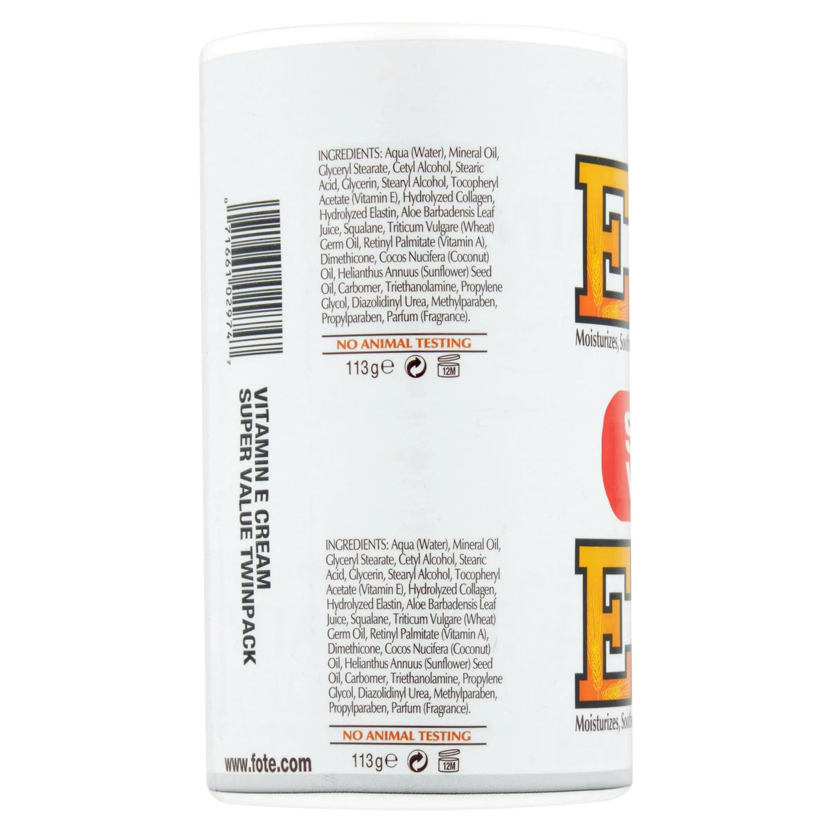 Vitamin-E Skin Care Cream, 4 oz, 6 Pack V291915