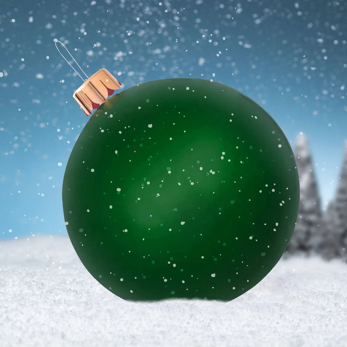 29.5 Inch Giant PVC Inflatable Christmas Ball Ornaments Outdoor Decorations T1939