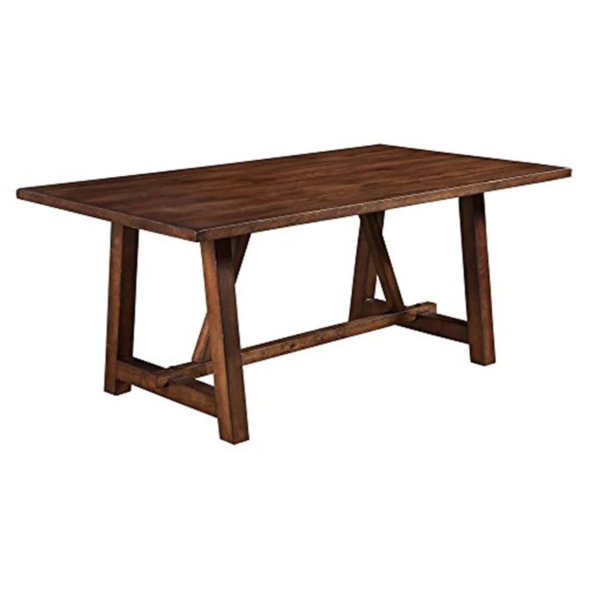 Wood Trestle Dining Table W44432