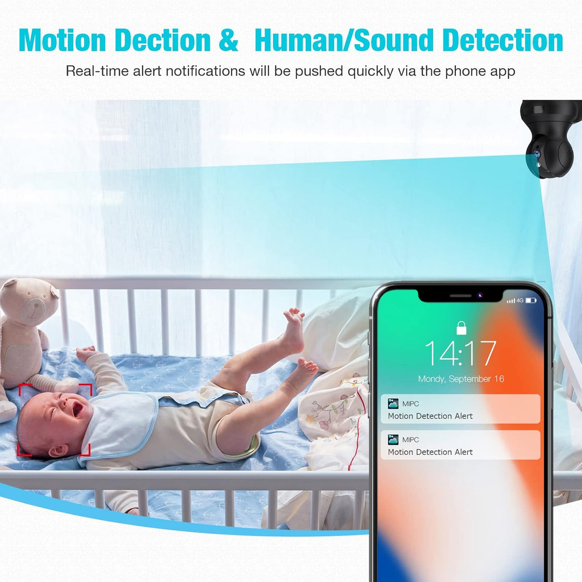 2K HD WiFi Pet Camera with Night Vision C44032
