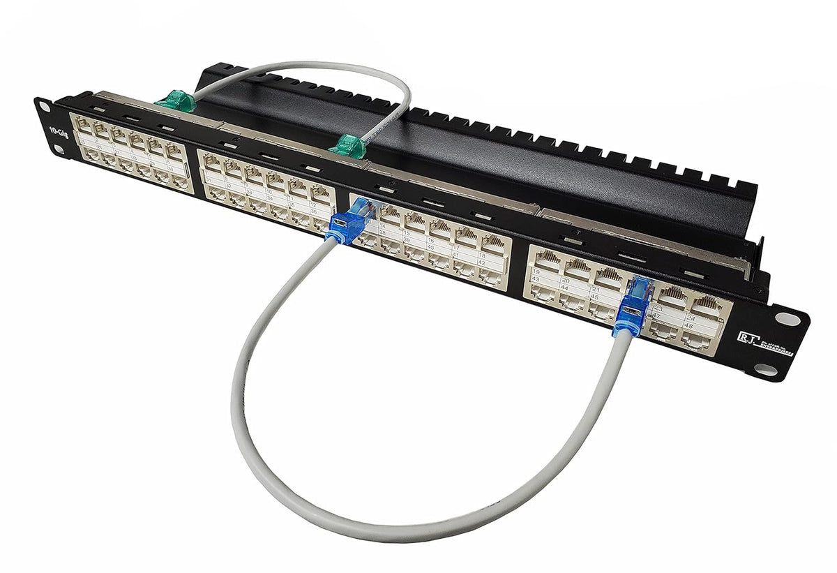 Shielded Cat6A 48 Ports High Density Patch Panel N23545