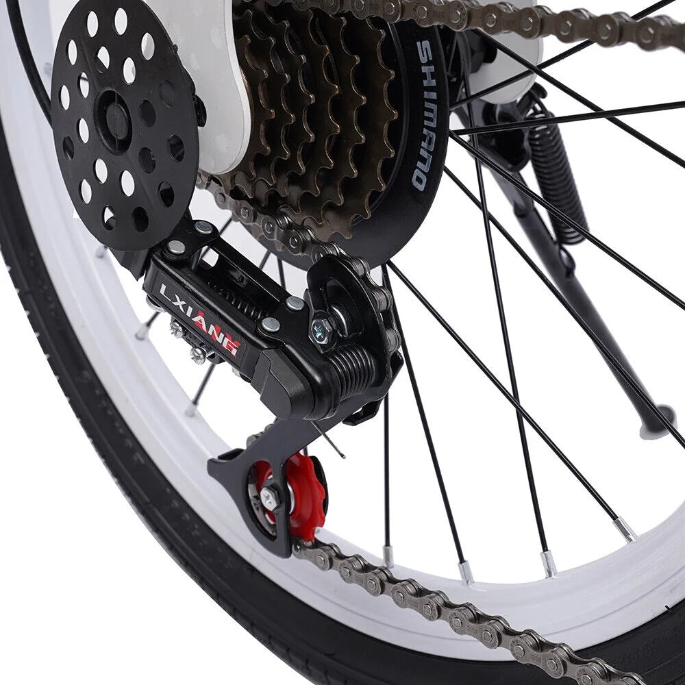 20-inch Folding Bike 7 Speed Double V Brake Carbon Steel A638041