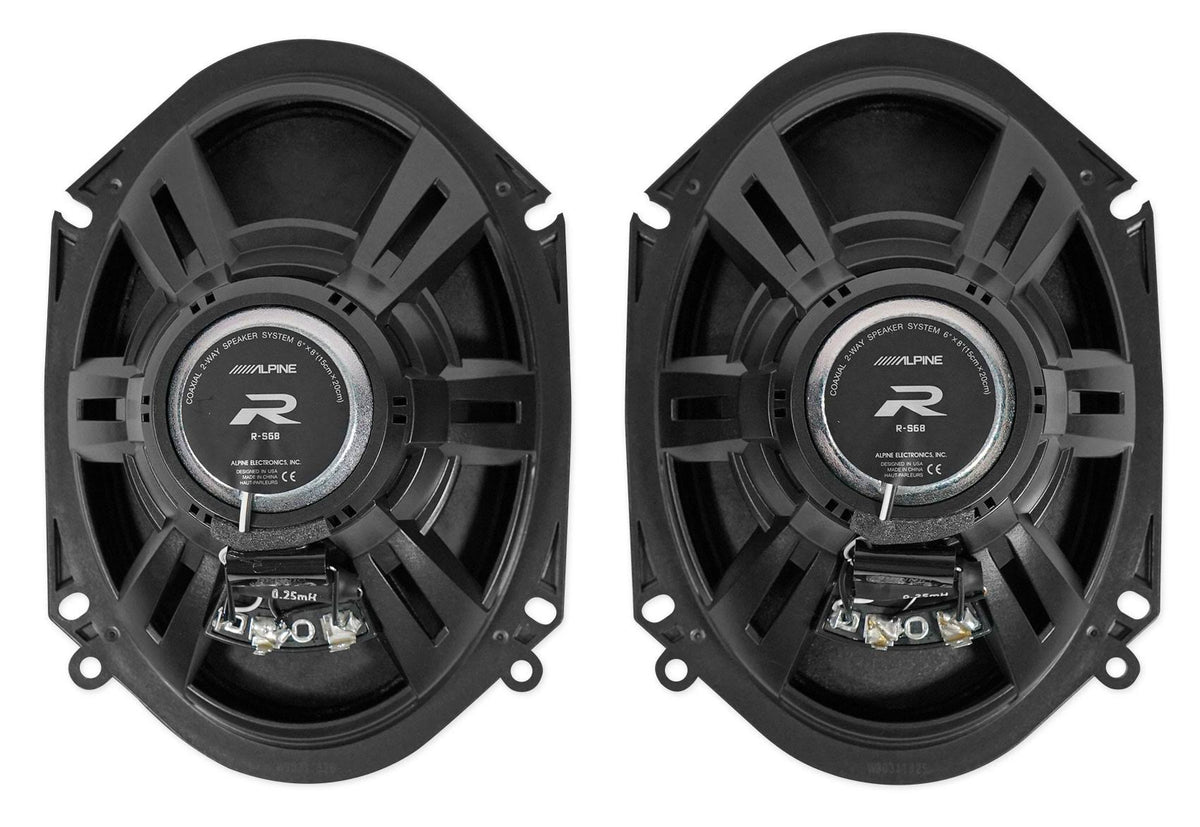 6x22X8x22 2-Way Car Speakers F484