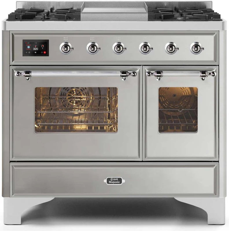 40 Dual Fuel Natural Gas Range in Stainless Steel G3135