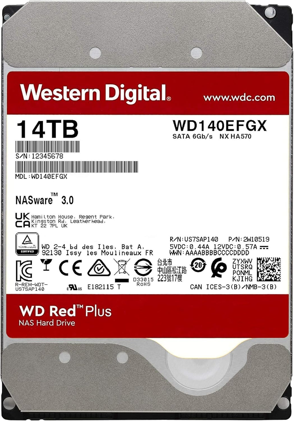 6TB NAS Internal Hard Drive HDD B259454