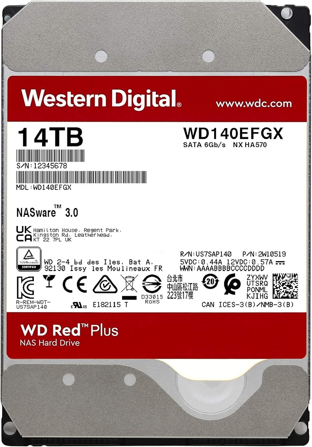 6TB NAS Internal Hard Drive HDD B259454