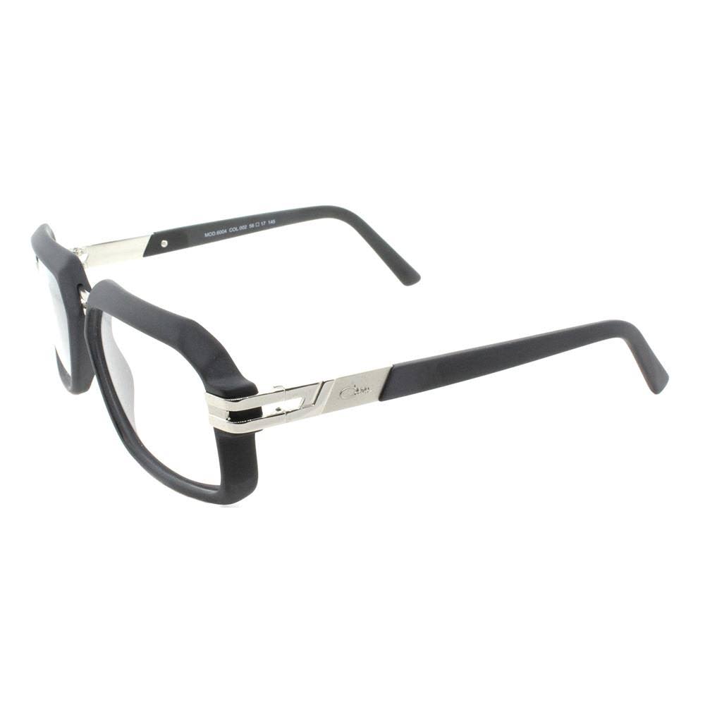 Matte Black Silver Eyeglasses L2841