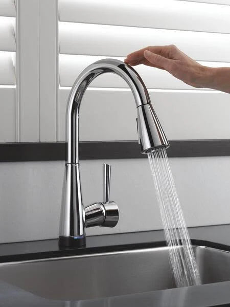 Chrome Single Handle Pull-Down Kitchen Faucet with SmartTouch Technology Z82218