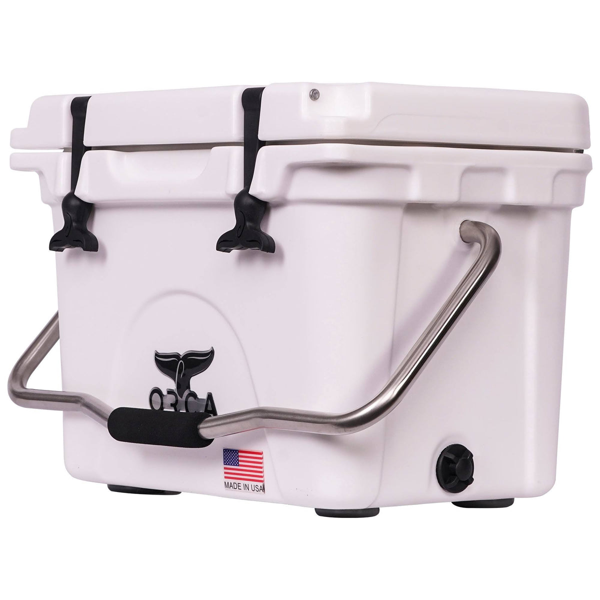 White 20-Quart Rotomold Cooler O32088